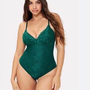 YITTY Teal Lace Bodysuit